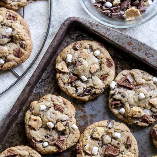 S'mores Cookies - Recipe photo by bakerita