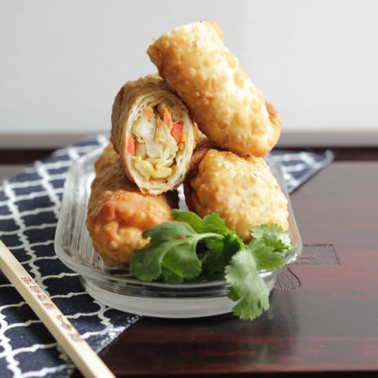 Shrimp Eggrolls Trinidad Style - Recipe photo by tastesspicy