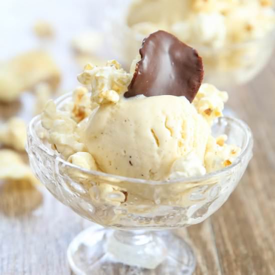 Potato Chip Popcorn Ice Cream - Recipe photo by kirbie