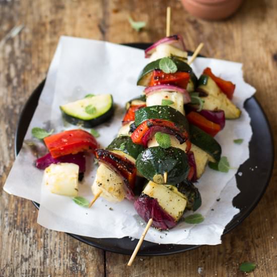 Halloumi Skewers - Recipe photo by chilliczosnekioliwa