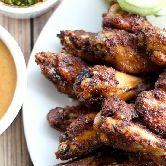 Baked Thai Chicken Wings - Recipe photo by gooddinnermom