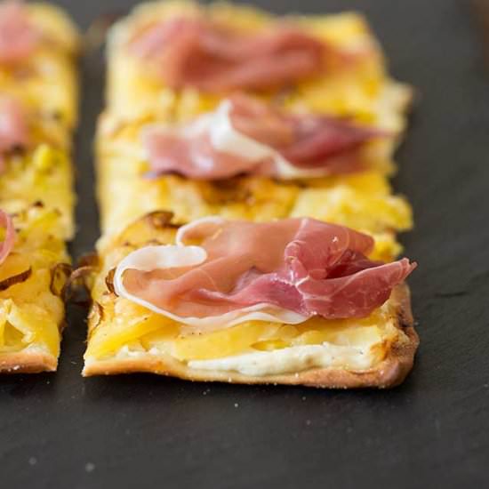 Potato Flammkuchen - Recipe photo by bowsessed