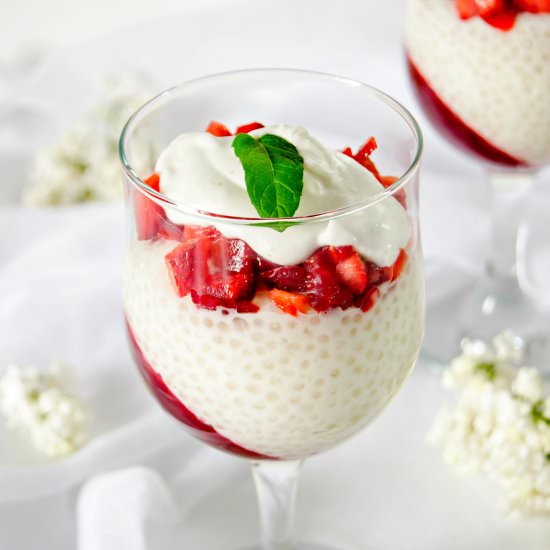 Berry Tapioca Pudding - Recipe photo by PastryWorkshop