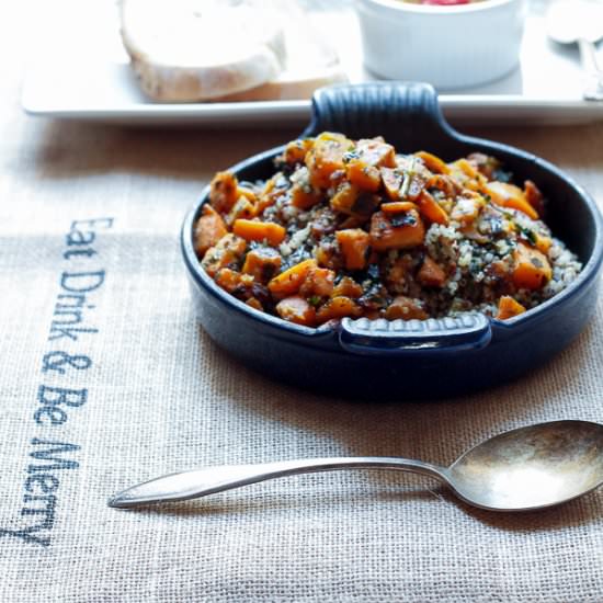 Sweet Potato Quinoa Hash - Recipe photo by feelgoodfoodblog