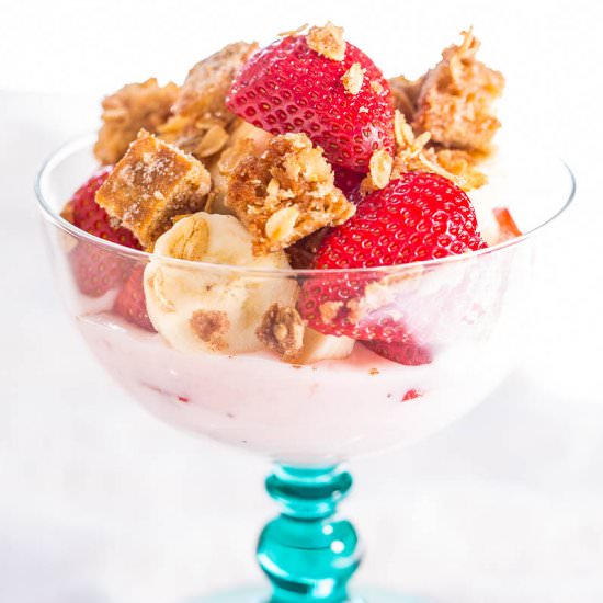 Fruit & Yogurt Parfaits w/ Granola - Recipe photo by Averie