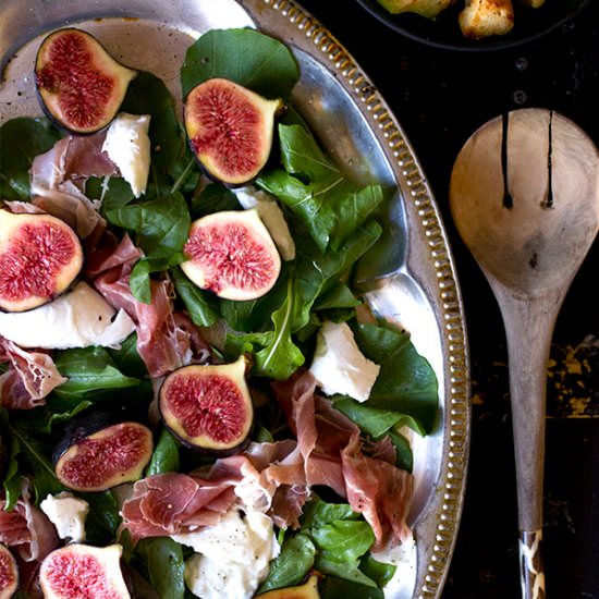 Fig, Parma Ham and Mozzarella Salad - Recipe photo by Aninas Recipes