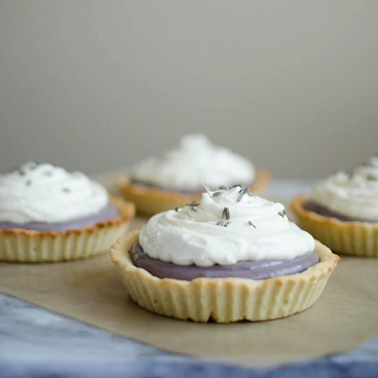 Lavender Honey Tarts - Recipe photo by sprigandflours