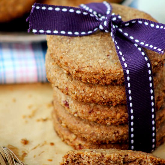 Healthy Cranberry Oatmeal Cookies - Recipe photo by charmpam