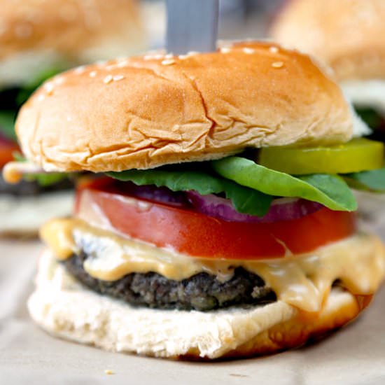 Mushroom Barley Burger - Recipe photo by misspickledplum