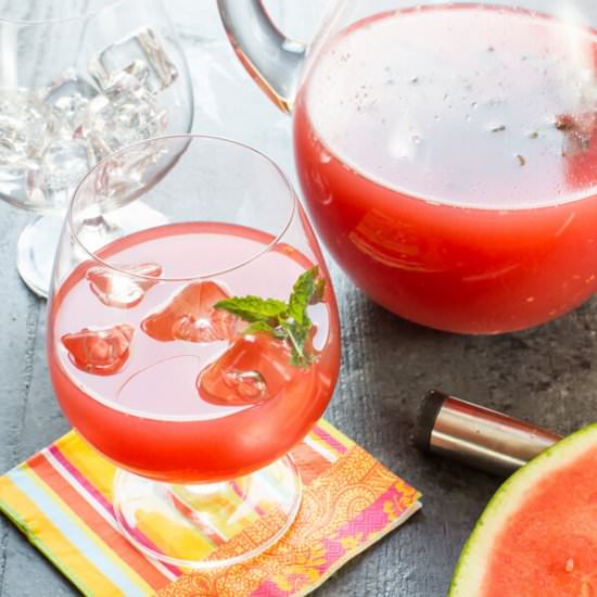 Watermelon Gin Punch - Recipe photo by garnishwithlemon