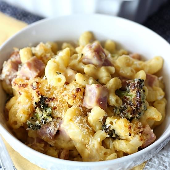 Ham & Broccoli Mac and Cheese - Recipe photo by thebelleofthekitchen