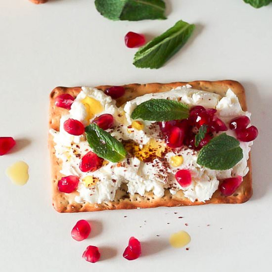 Labneh with Summac and Pomegranate - Recipe photo by recipesfromapantry