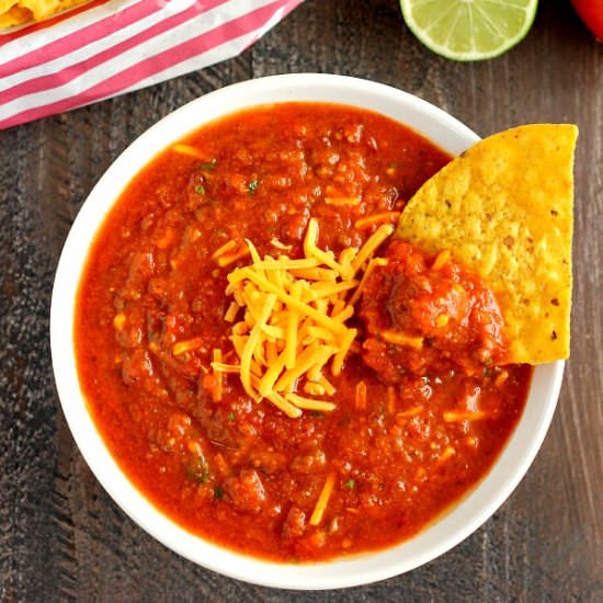 Cheesy Chili Salsa - Recipe photo by pumpkinnspice