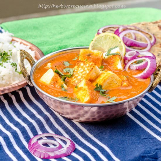 Paneer Makhani - Recipe photo by Herbivore Cucina