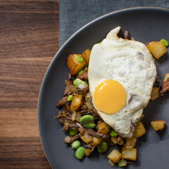 Leftover Potato Hash or Home Fries - Recipe photo by Chic Eats