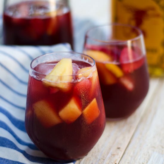 Fireball Sangria - Recipe photo by gogogogourmet