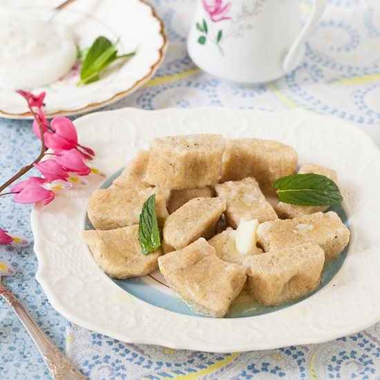 Vanilla Ricotta Dumplings - Recipe photo by cooking melangery