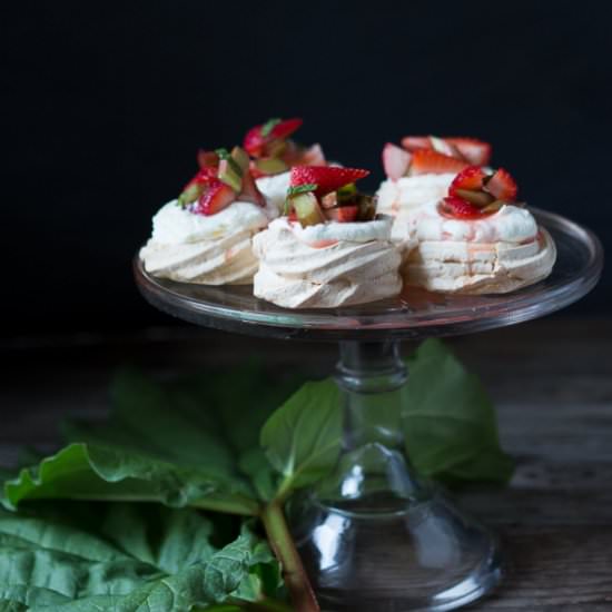 Mini Strawberry Pavlova - Recipe photo by Feasting at Home