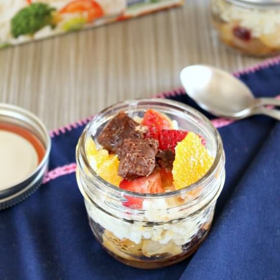 Pear & Cranberry Rice Pudding - Recipe photo by ChocolateChillies