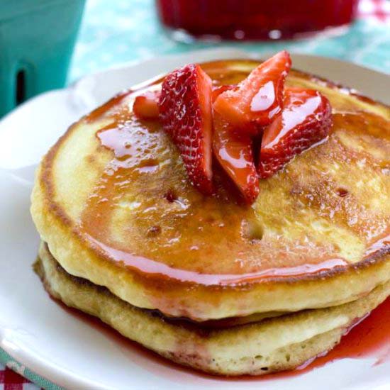 Strawberry Pancake Syrup - Recipe photo by FoodFolksandFun