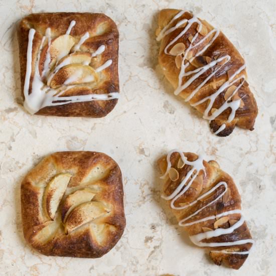 Apple Custard Danishes - Recipe photo by JoJoNookAndCranny