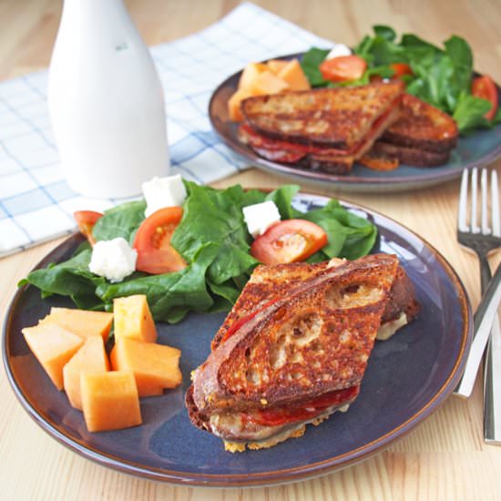 Chorizo Toastie - Recipe photo by theworktop