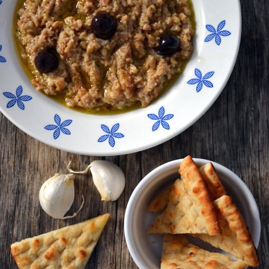 Skordalia – Garlic Dip - Recipe photo by Katerinaskouzina