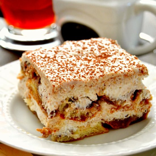 Donut Tiramisu - Recipe photo by thedomesticrebel