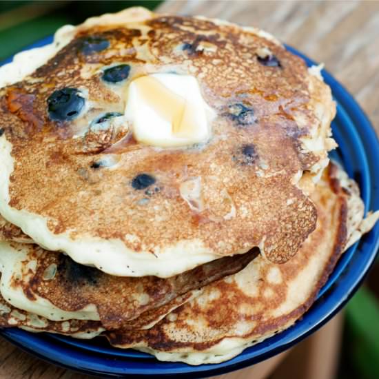 Blueberry Pancakes - Recipe photo by alialamode