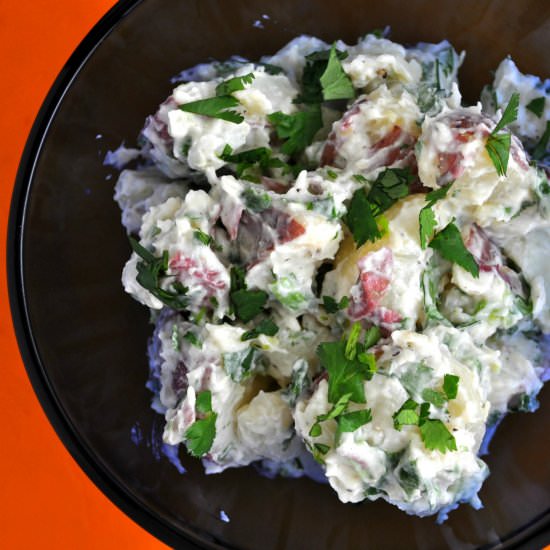 Green Fiesta Potato Salad - Recipe photo by yummyfortheheart