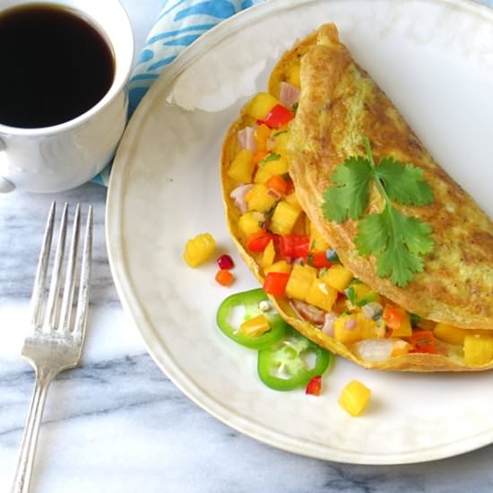 Hawaiian Omelet - Recipe photo by garlic and zest