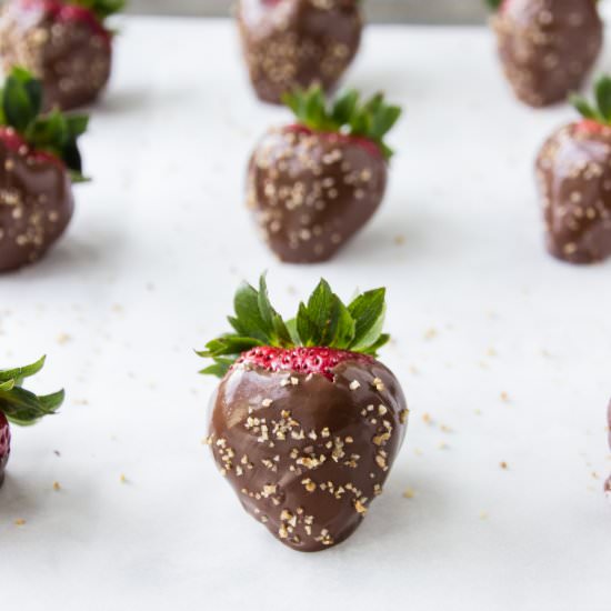 Chocolate Strawberries, Chile Salt - Recipe photo by brisketandbagels