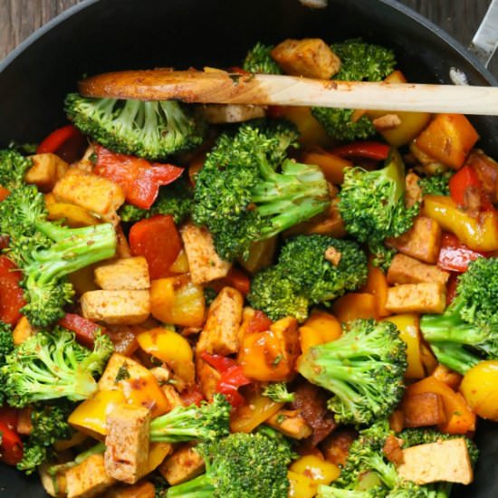 Quick Veggie Tofu Stir-Fry - Recipe photo by EatGood4Life