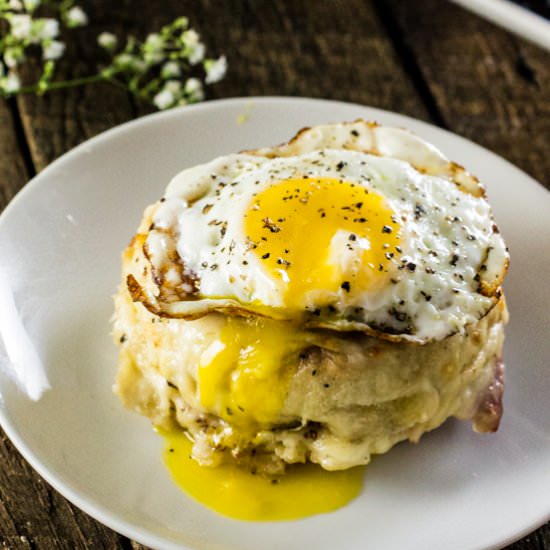 Croque Madame Brunch Sandwiches - Recipe photo by Oliviascuisine