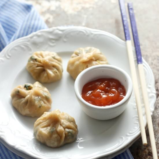 Whole Wheat Vegetarian Momos - Recipe photo by Shweta_mt