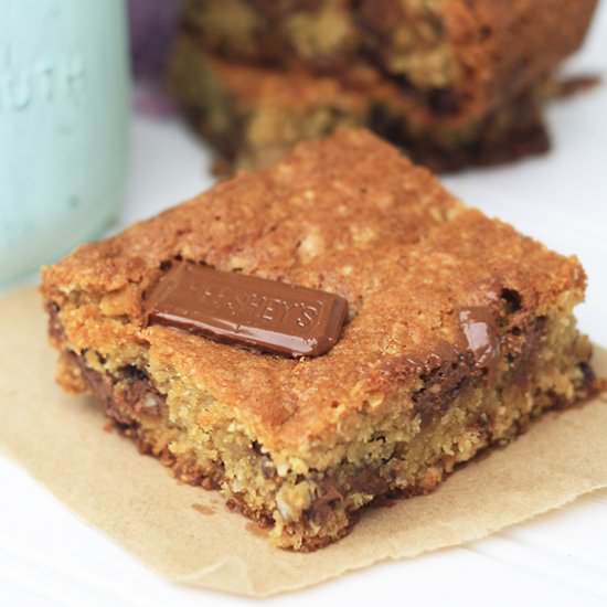 Chocolate Chip Bars - Recipe photo by cookingupcottage