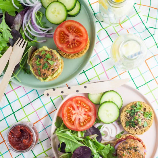 Mini Turkey Burgers - Recipe photo by tassedamour