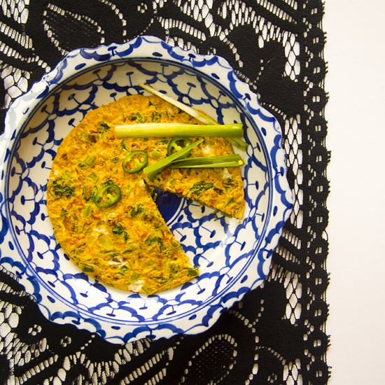 Spice Mama's masala omelette - Recipe photo by Spice Mama