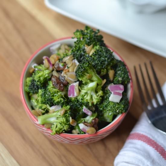 Broccoli Bacon Salad - Recipe photo by Poofy Cheeks