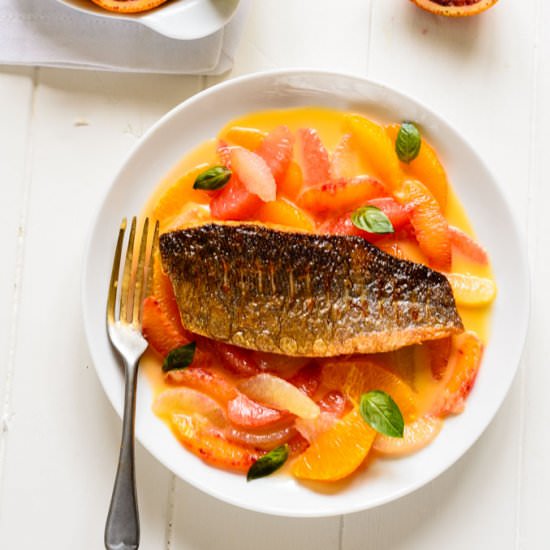 Citrus Sea Bass - Recipe photo by cocklesandmussels