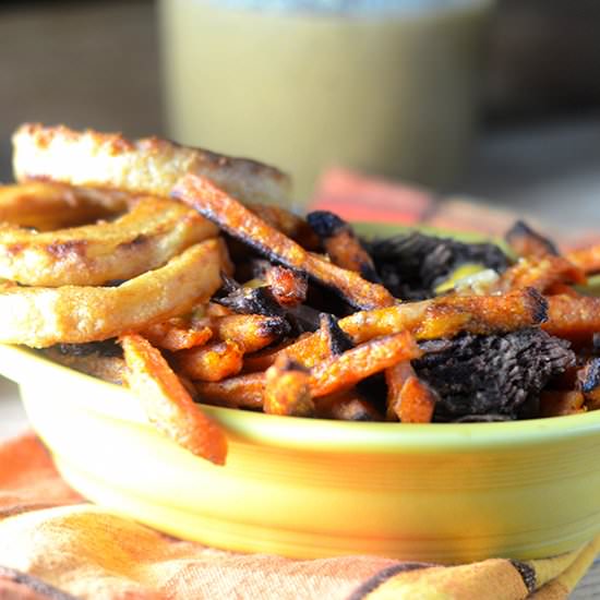 Sweet Potato Poutine - Recipe photo by Feed Your Soul