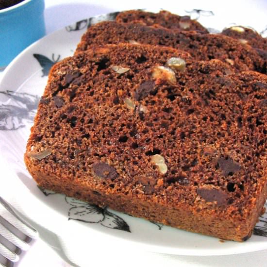 Hazelnut Chocolate Chip Quick Bread - Recipe photo by sliceofkitchenlife