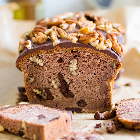 Chocolate, Banana and Pecan Loaf - Recipe photo by JENNIFERMEDHURST