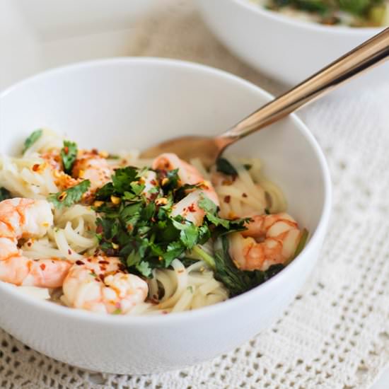 Gluten Free Lemon Chilli Noodles - Recipe photo by The Lovely Drawer