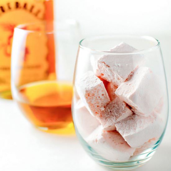 Fireball Whisky Marshmallows - Recipe photo by homemadehooplah