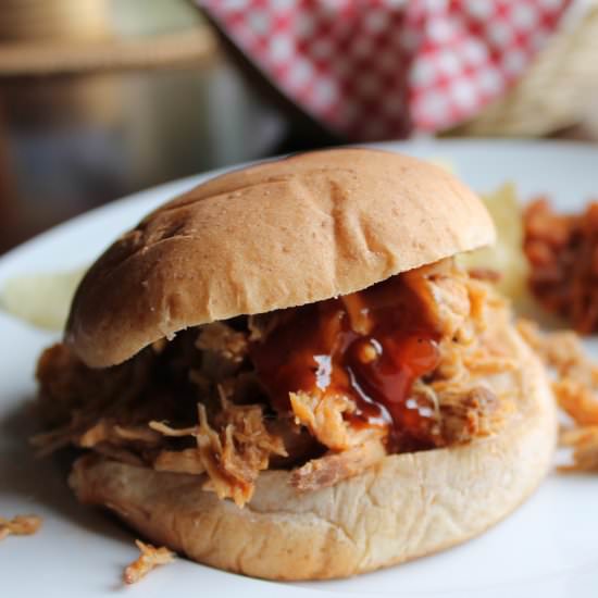BBQ Pulled Pork Sandwich - Recipe photo by theginghamapron
