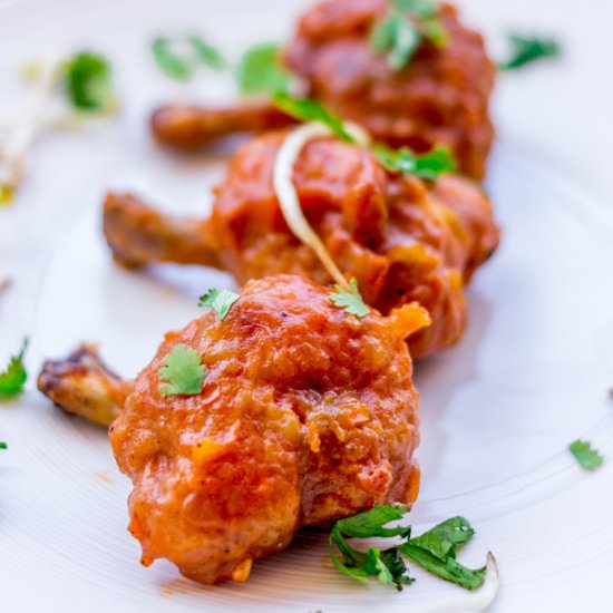 Schezwan Chicken Lollipop - Recipe photo by Priyanka DK