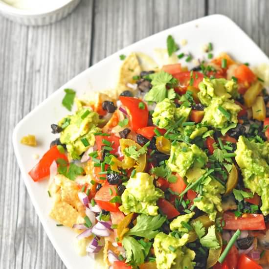 Vegetarian Nachos - Recipe photo by caseyjadehill