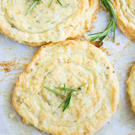 Mashed Potato Rosemary Crisps - Recipe photo by two.purple.figs