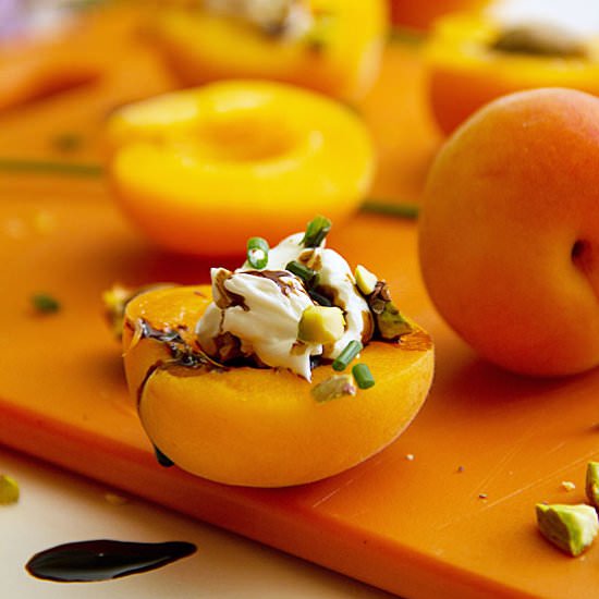 Stuffed Apricots with Cream Cheese - Recipe photo by SippitySup